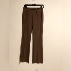 ABS by Allen Schwartz Vintage 90’s flare pant with button detail